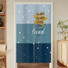 BonBon naturel 日式風水簾, 藍色星星, 1個