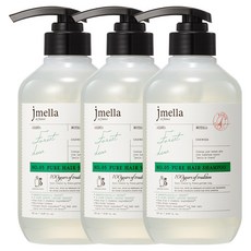 jmella 法國純淨森林之露 髮香香水洗髮精 芳香綠意, 500ml, 3個