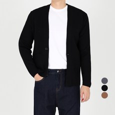 INFIOUS 男性Nua單扣口袋針織外套