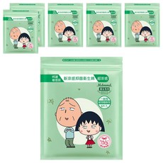 Mdmmd. 明洞國際 新涼感抑菌衛生棉 超涼感櫻花蜜桃香 櫻桃小丸子聯名款, 一般型 24.5cm, 8片, 6包