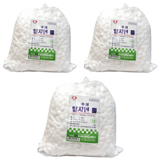 수성 탈지면 롤 볼형 1호, 1개입, 3개