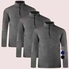 ARMEDES 男款高領拉鍊刷毛上衣 AR31 3入