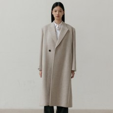 Konstruktion 羊毛翻領大衣