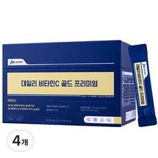 JW중외제약 데일리 비타민C 골드 프리미엄 180p, 360g, 4개