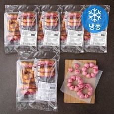 디엔비 딸기츄잉 도넛 (냉동), 55g, 10개입, 5개