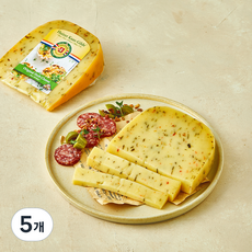 VISSERKAAS 고다 치즈 가든, 200g, 5개, 1개입