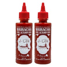 델리타이 J-Lek 스리라차 케첩 소스, 235ml, 2개
