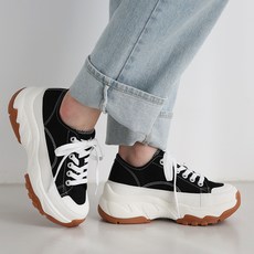 단골언니 여성용 키높이 통굽 어글리 스니커즈 빌링 5cm