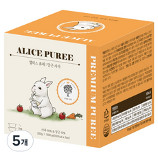 앨리스 과일 퓨레 2p, 5개, 200g, 당근