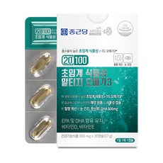 Chong Kun Dang 鍾根堂 超臨界rTG Omega-3植物性膠囊, 30顆, 1盒