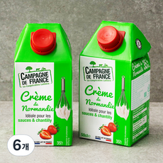 노르망디 휘핑크림, 500ml, 6개