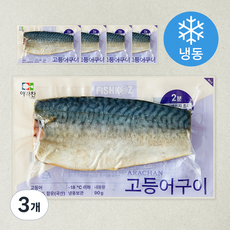 아라찬 고등어 구이 5개입 (냉동), 3개, 450g