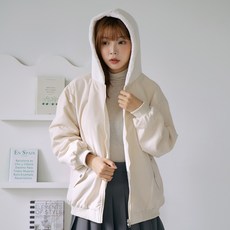 PEONIST 女款水貂毛寬鬆版型雙面穿夾克