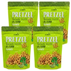 미니 프레첼 와사비맛, 300g, 4개