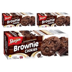巧克力布朗尼軟餅乾, 126g, 3盒