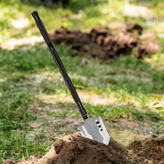 아이두젠 캠핑 접이식 멀티 야전삽 용품 세트, 블랙, 1세트