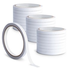 Atlime 高粘半透明雙面膠帶 12m x 8mm 無痕, 25個, 單色