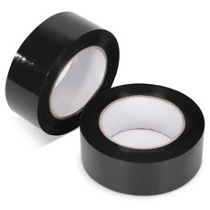 AtelRhyme 多款紙箱包裝彩色膠帶 4.5cm, 2個, 黑色