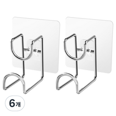 MONACO OLIVE 免打孔簡易臉盆掛勾, 混合顏色, 6個