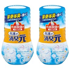 KOBAYASHI 小林製藥 消臭元 室內芳香劑/除臭劑 長照護理用 清潔皂香, 400ml, 2瓶