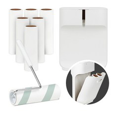 橄欖對角切割膠帶清潔輥 + 補充裝 7p + 收納盒套裝, 1組