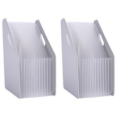 deLi 得力 風琴文件夾盒 63952, 2個, 灰色