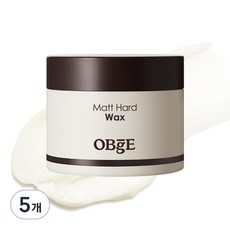 OBge 퍼퓸 매트 하드 헤어왁스, 120g, 5개