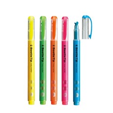 KOKUYO 國譽 Beetle Tip 3WAY 螢光筆套組, 混色, 1組