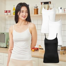 BASE ALPHA ESSENTIALS 女性無袖內衣 3入