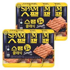 스팸 싱글 클래식, 80g, 6개