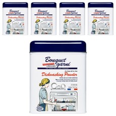 부케가르니 에코 그린 식기세척기 세제 파우더형, 1kg, 5개