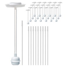 hibee Double Heart專用替換重力球吸管 2入+吸管刷組, 單色, 10組