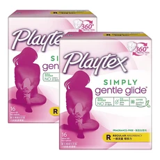 美國 Playtex 導管式衛生棉條, 一般流量, 16支, 2盒