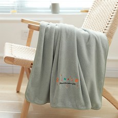 Titan 海灘巾 180 x 90 cm, 1個, 淺綠色 星星