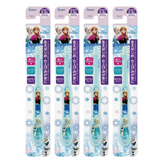 Skater 嬰幼兒軟毛牙刷 0-3歲, 冰雪奇緣 綠色, 1入, 4支