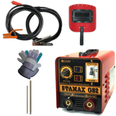 Starmax SM-GS2電弧焊機+支架線5m+地線3m+手動邊+焊接手套+試棒烙鐵3p+不銹鋼2p套組, SM-GS2, 1套