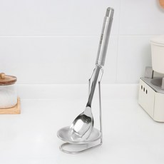 4BNK 全不鏽鋼304湯勺料理工具架, 銀色, 1個