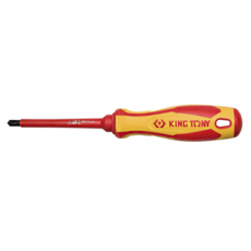 KING TONY 金統立 專業級工具耐電壓十字複合起子 PH1*100mm, 1支