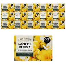 온더바디 수퍼보타닉 비누 쟈스민 앤드 프리지아향, 80g, 16개입