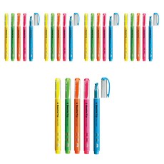 Kokuyo Beetle Tip 3WAY 熒光筆 5色套裝, 混色, 5個