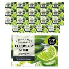온더바디 수퍼보타닉 오이 & 라임 비누, 80g, 20개