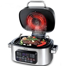 BRUNO 大容量多空氣烤爐, BAG-2126, 金屬黑