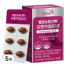 영진약품 혈압 & 항산화 코엔자임 Q10 15g, 5개, 30캡슐