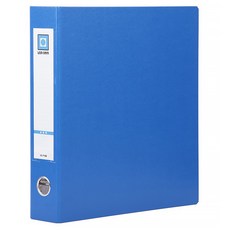 連勤牌文具 精裝三孔D型夾, 藍色, 1個