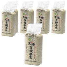 池上多力米 池上大地 有機香白米, MOA自然農法, 台灣台東縣產, 高雄147, 1.5公斤, 6包, CNS一等