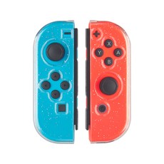HOHOO Switch Joy-Con 亮粉 TPU 果凍保護套, 單一商品, 1個