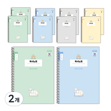 PENPIA 1 000 小學線圈筆記本 1-6年級讀書心得本 共用 10入, 隨機出貨, 2個