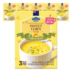歐洲 Fontana 即食紐西蘭甜玉米濃湯, 60g, 6盒
