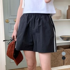 afinar 女款防皺蕾絲細節鬆緊短褲