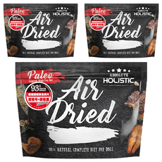 ABSOLUTE HOLISTIC 全齡犬 鮮食肉片, 放牧牛 + 放牧鹿 + 綠貽貝 + 牛磺酸, 25g, 3包